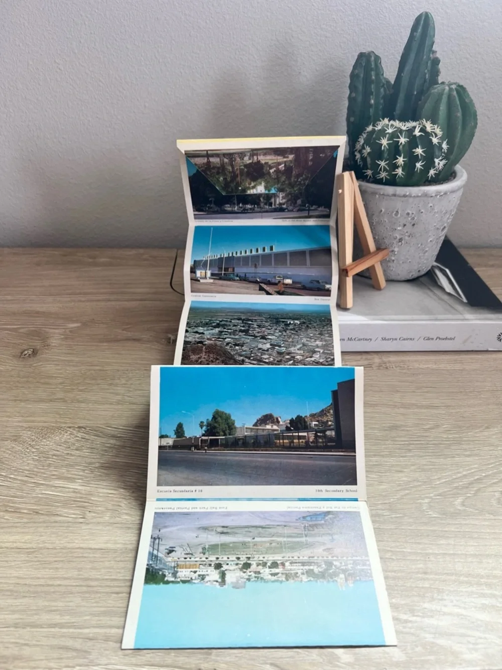 Vintage Hermosillo Sonora Mexico Accordion Fold Out Postcard Souvenir Booklet